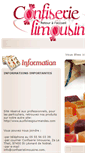 Mobile Screenshot of confiserielimousine.com